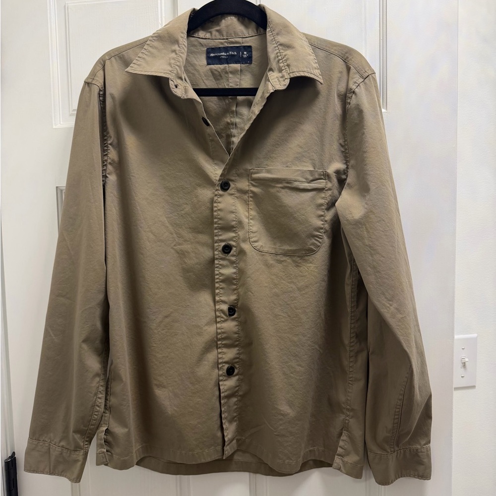 Abercrombie Men's Long-Sleeve Button-Up Shirt